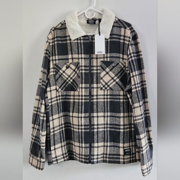 Wesc Jackets & Blazers - Wesc Unisex Liam Plaid Full-Zip Shirt Jacket Size Men's/Women's - XL/XXL NWT